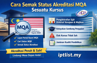 Cara Semak Status Akreditasi MQA Sesuatu Kursus