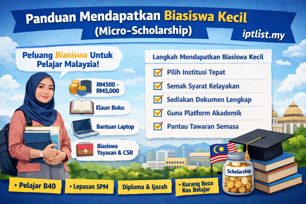 Panduan Lengkap Mendapatkan Biasiswa Kecil (Micro-Scholarship)