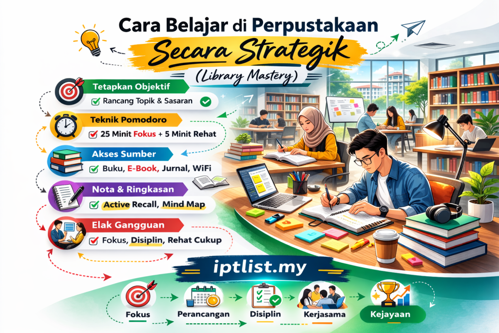 Cara Belajar di Perpustakaan Secara Strategik (Library Mastery)