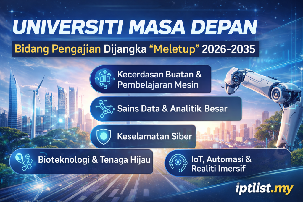 Universiti Masa Depan: Bidang Pengajian Yang Dijangka ‘Meletup’ 2026–2035