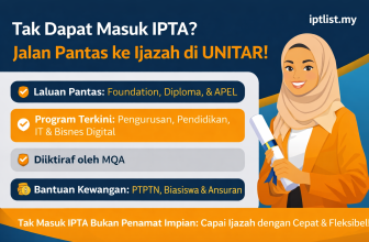 Tak Dapat Masuk IPTA Ini Jalan Pantas ke Ijazah di UNITAR International University!
